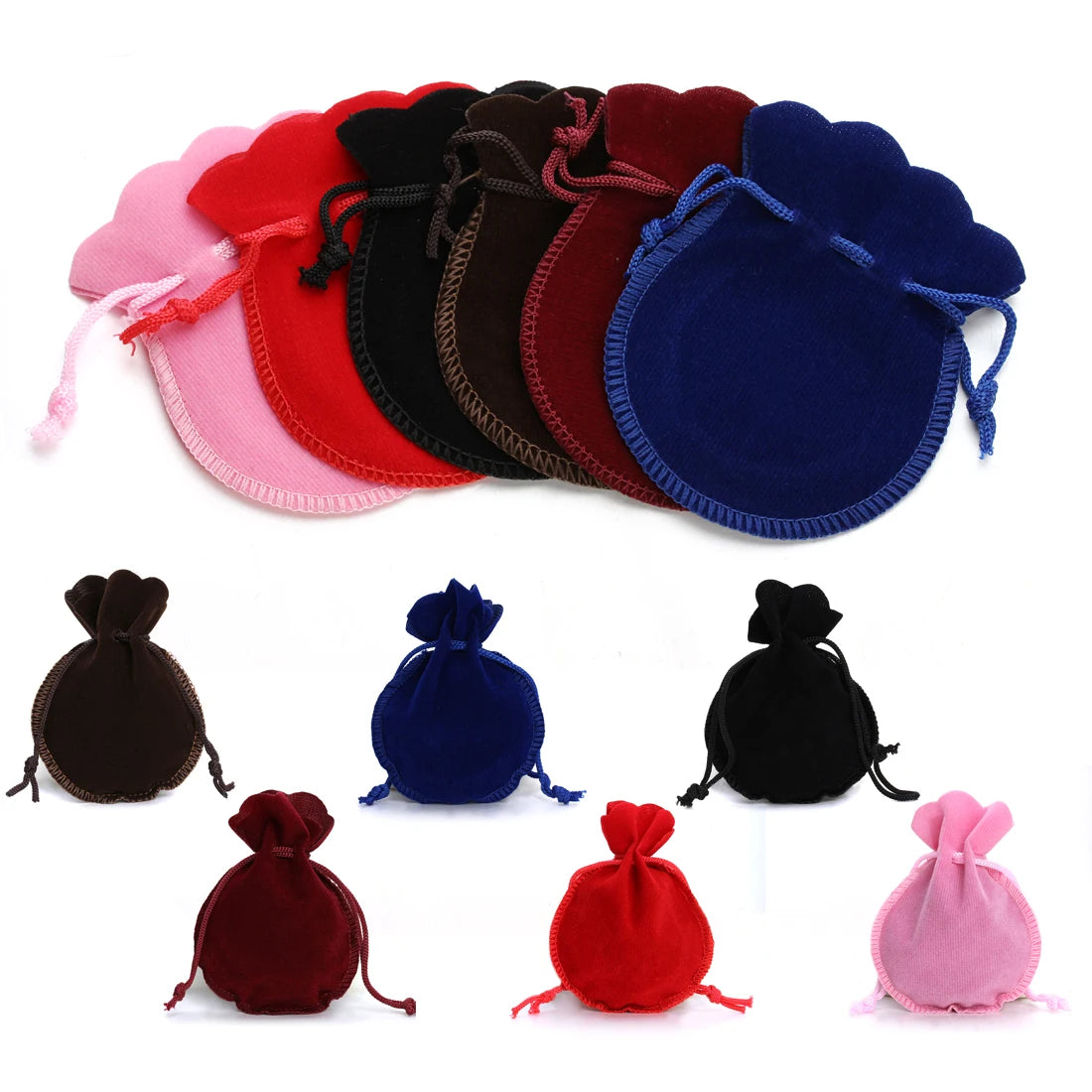 Velvet Drawstring Gift Bags for Jewelry Storage - Smarsty