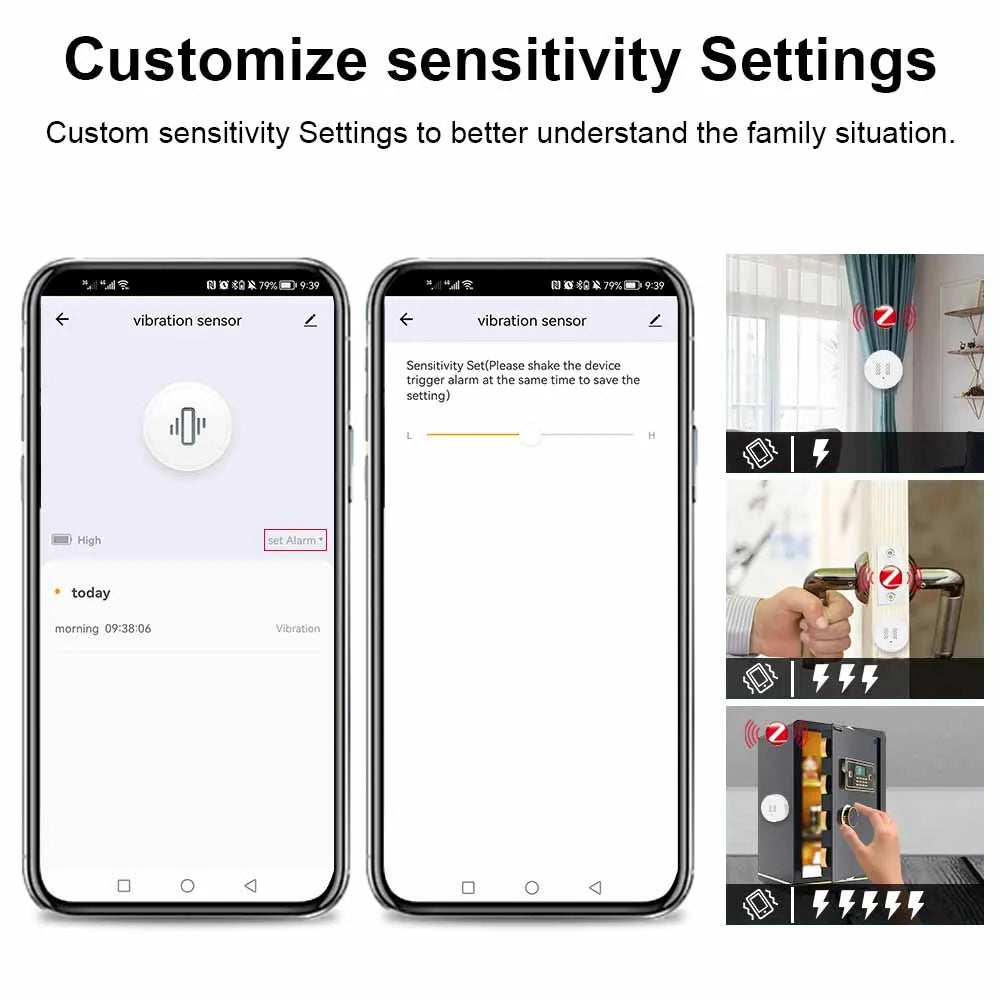 Zigbee Vibration Sensor with Real-Time Motion Alerts - Smarsty
