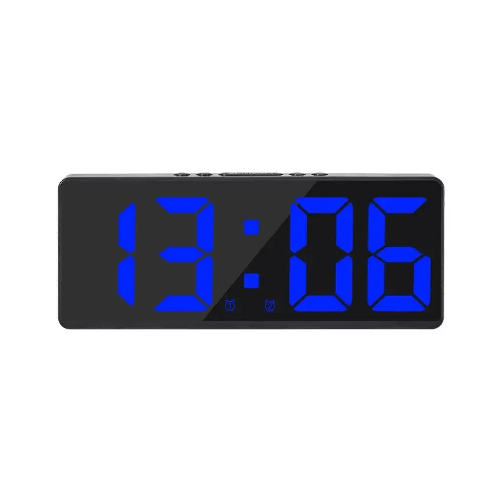 Large Number LED Alarm Clock with Color Nightlight - Smarsty