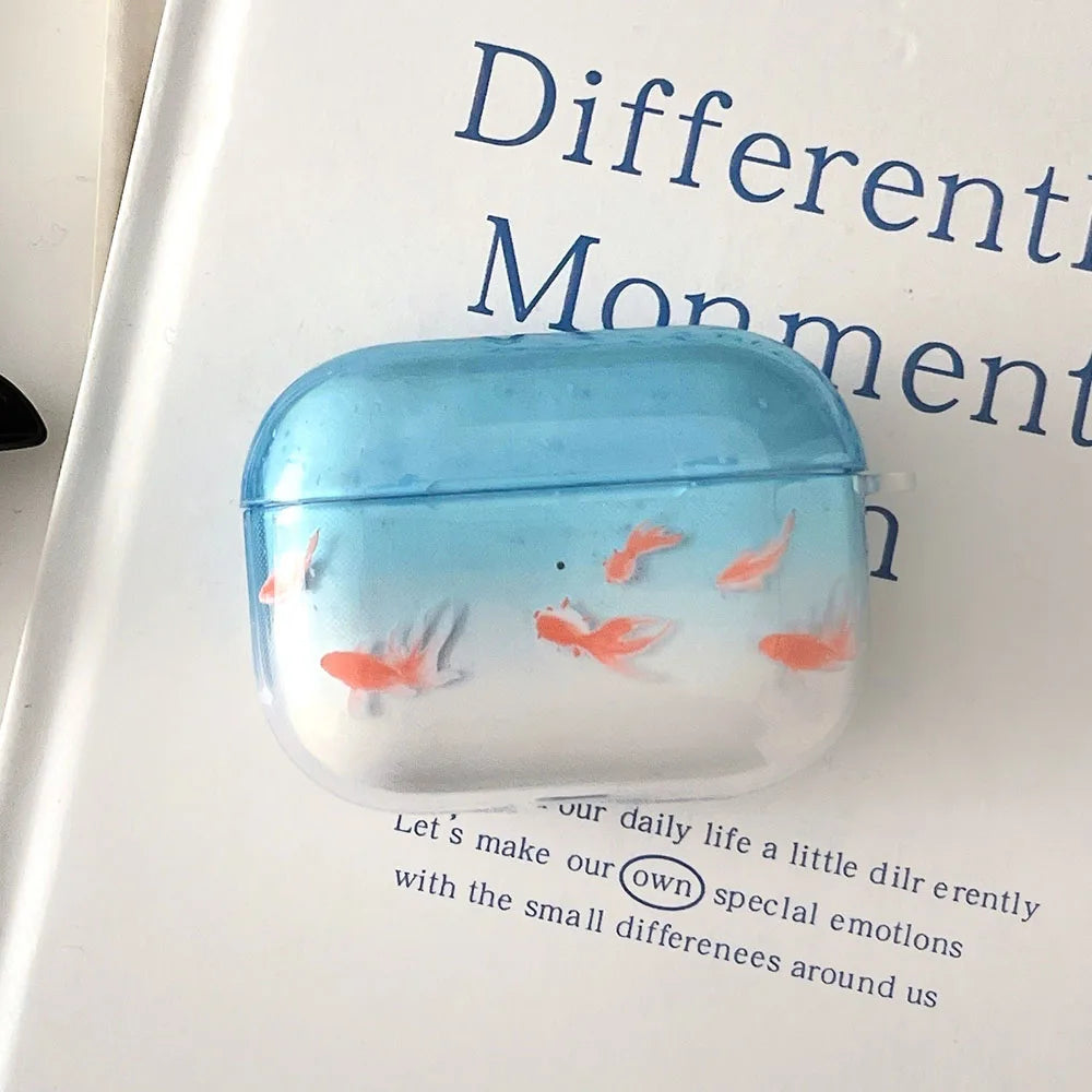 Cute Koi Gradient Earphone Case for AirPods Pro - Smarsty