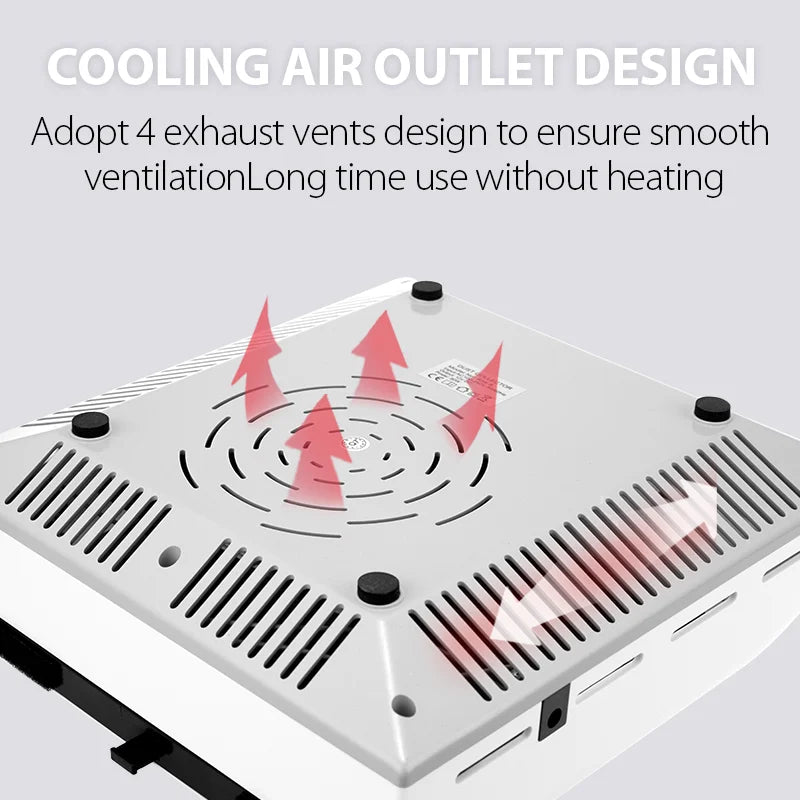 80W Nail Dust Collector Powerful Vacuum for Salon - Smarsty