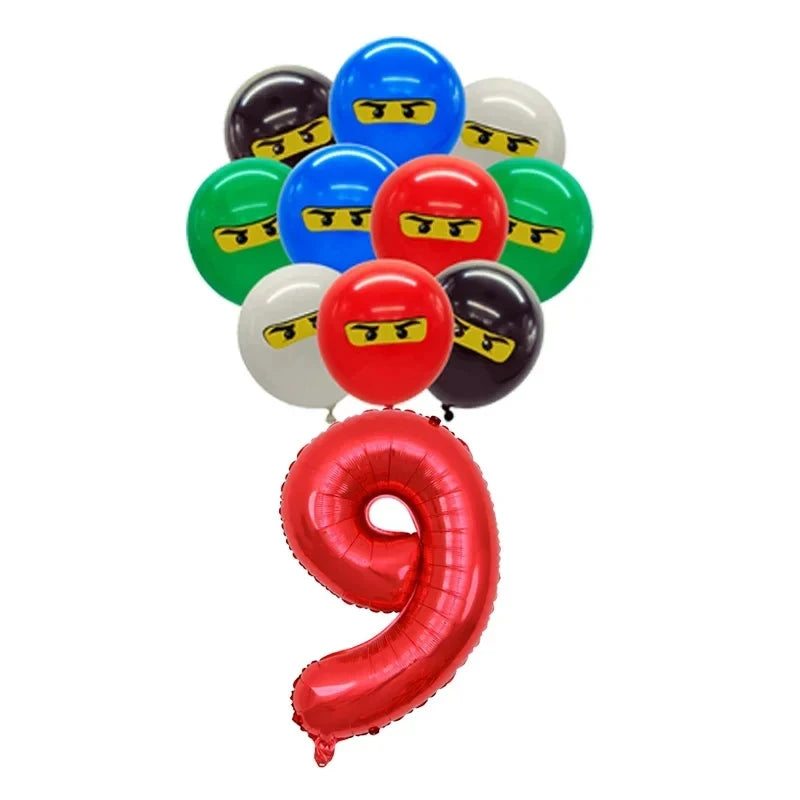 Ninja Theme Birthday Party Disposable Tableware Set - Smarsty