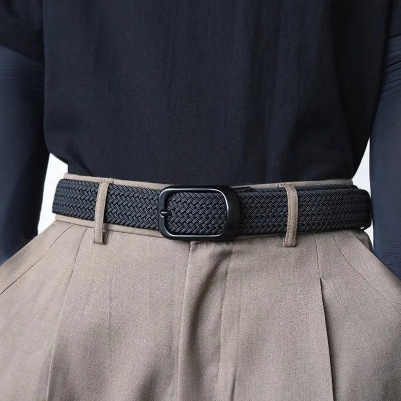 Elastic Stretch Canvas Belt for Men and Women Comfortable Fit - Smarsty