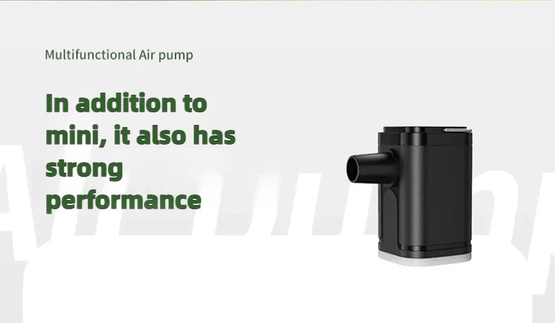 Cordless Electric Air Pump With Lights For Camping - Smarsty