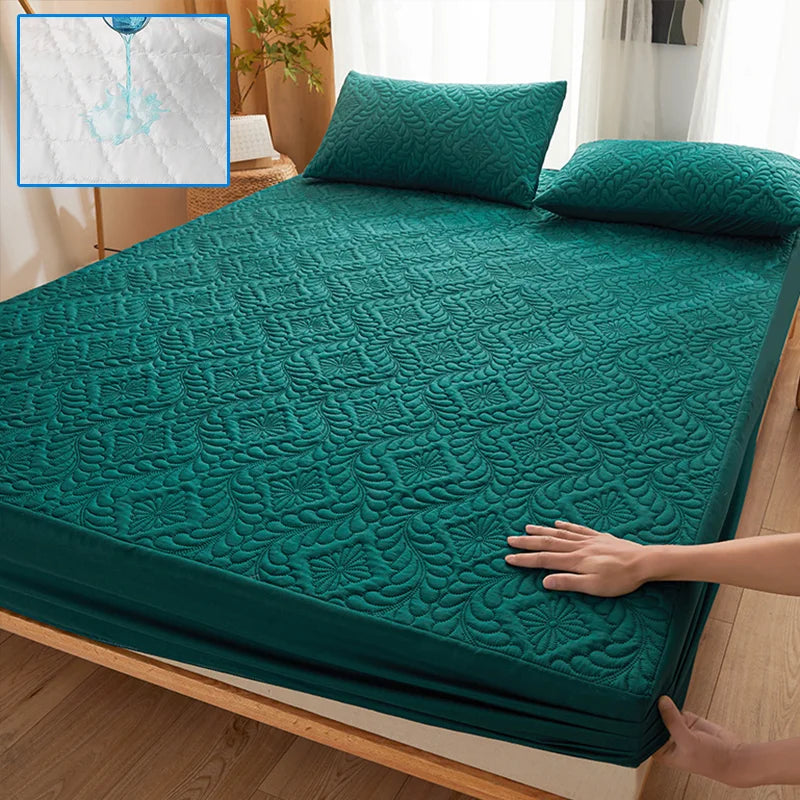 Waterproof Quilted Mattress Protector for Dust Mite Defense - Smarsty