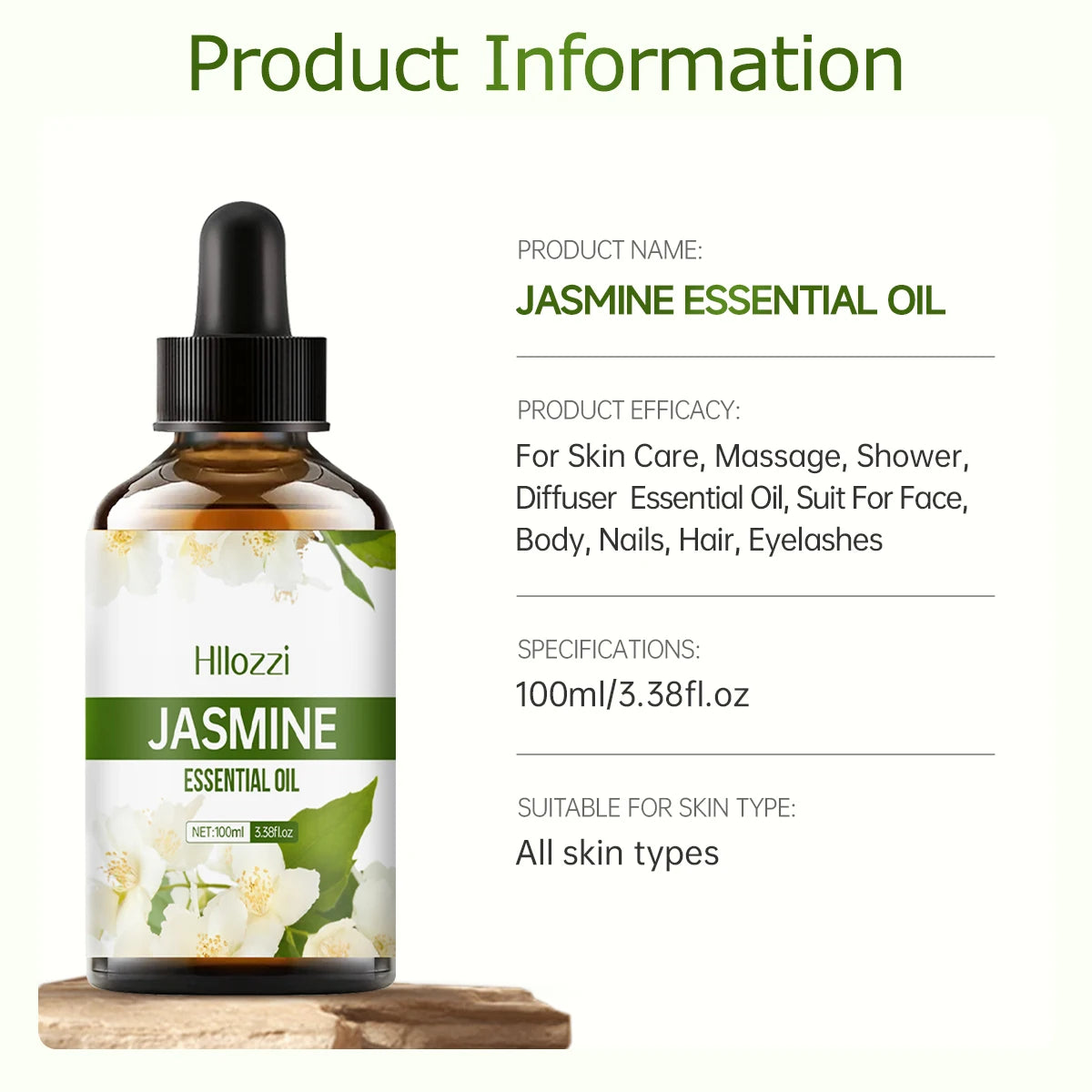 Jasmine Essential Oil for Relaxing Body Massage - Smarsty