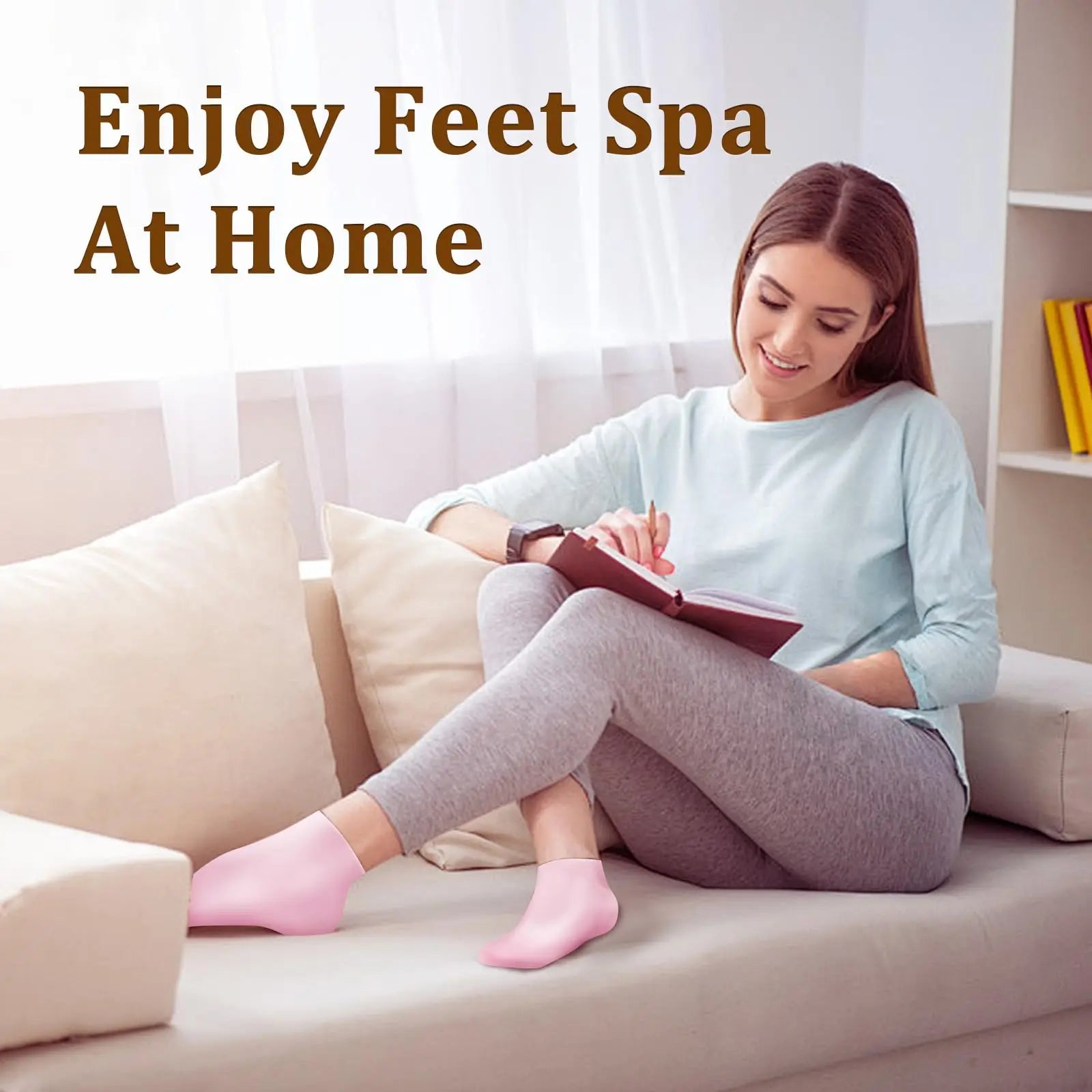 Silicone Foot Care Socks for Softening Cracked Heels - Smarsty