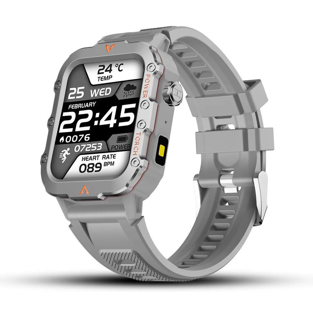 LAXASFIT Men Sports Smart Watch with Blood Oxygen Monitor - Smarsty