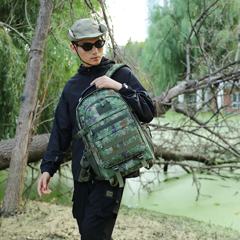 Large Capacity Hiking Backpack - Multiple Compartments for Outdoor Adventures, Camping and Traveling, Travel Backpack