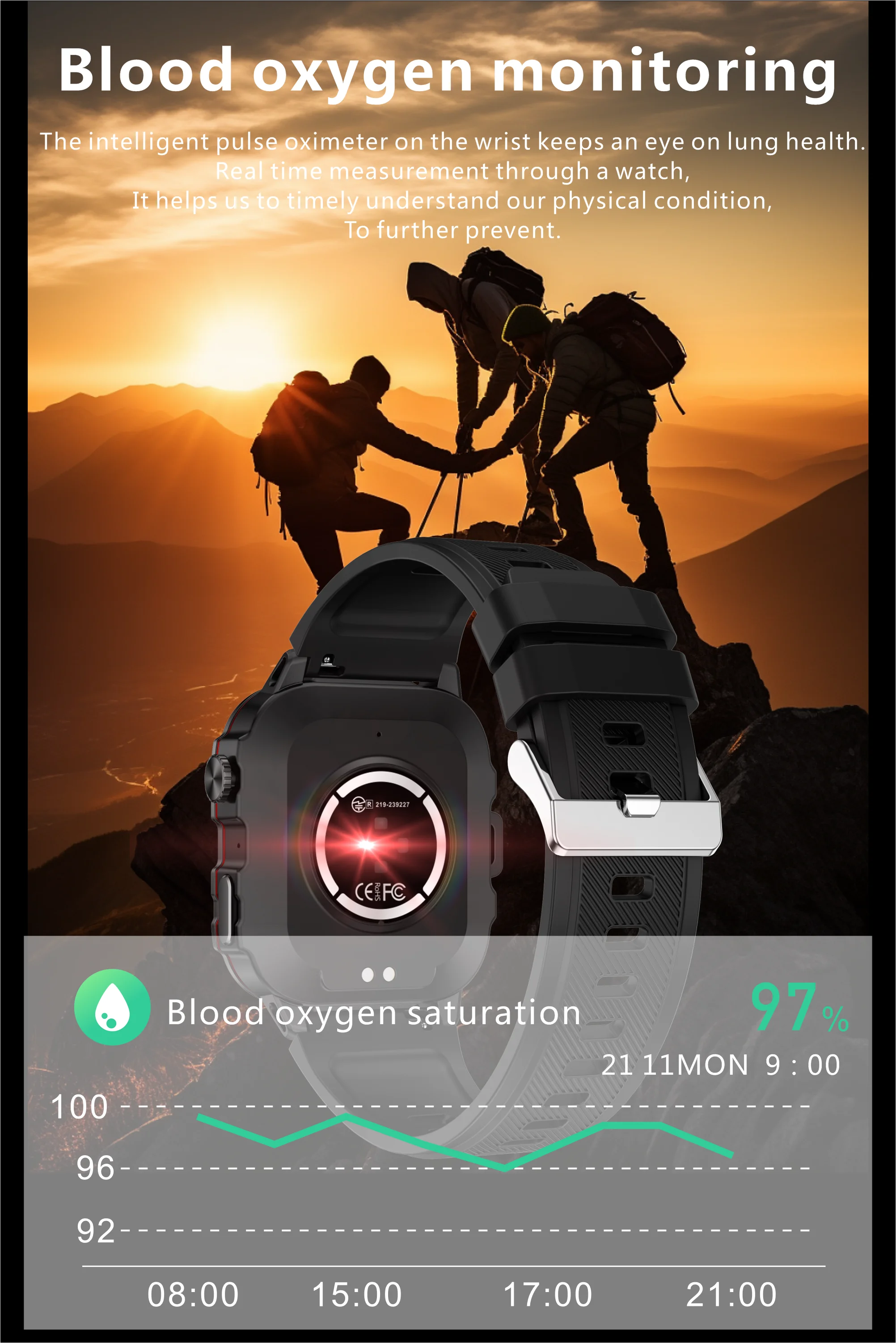 Smart Waterproof Fitness Smartwatch with Bluetooth Call - Smarsty