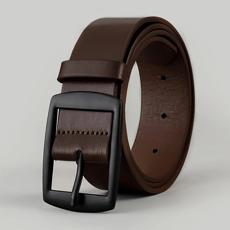 Luxury PU Leather Belt for Men Metal Buckle - Smarsty