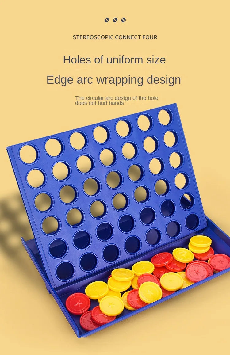 Four In A Row Bingo Chess Connect Classic Family Board Game Toys Fun Educational Toy for Kids Children Entertainment Game by Smarsty