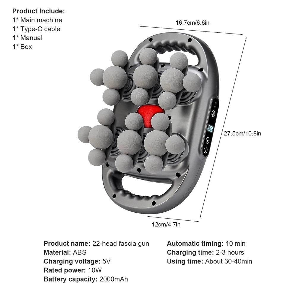 High-Frequency Vibration Body Massage Gun for Muscle Relief - Smarsty