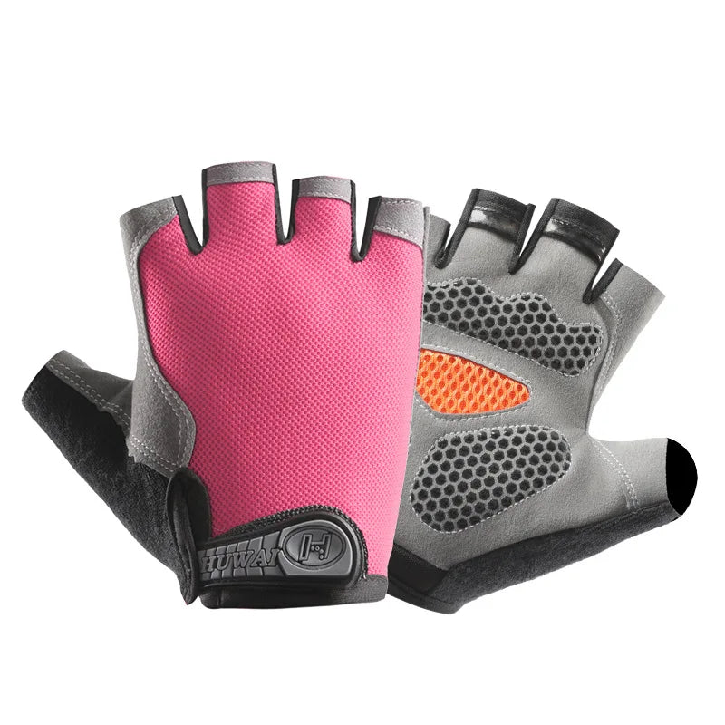 Breathable Anti Slip Fingerless Cycling Gloves for Men Women - Smarsty