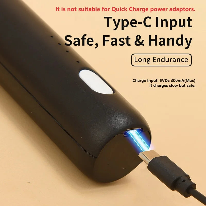 HOT Electric Milk Frother + Egg Beater Wireless Type-C Charging 3 Speeds Mini Handheld Foam Maker Coffee Whisk Cooking Tools - Smarsty