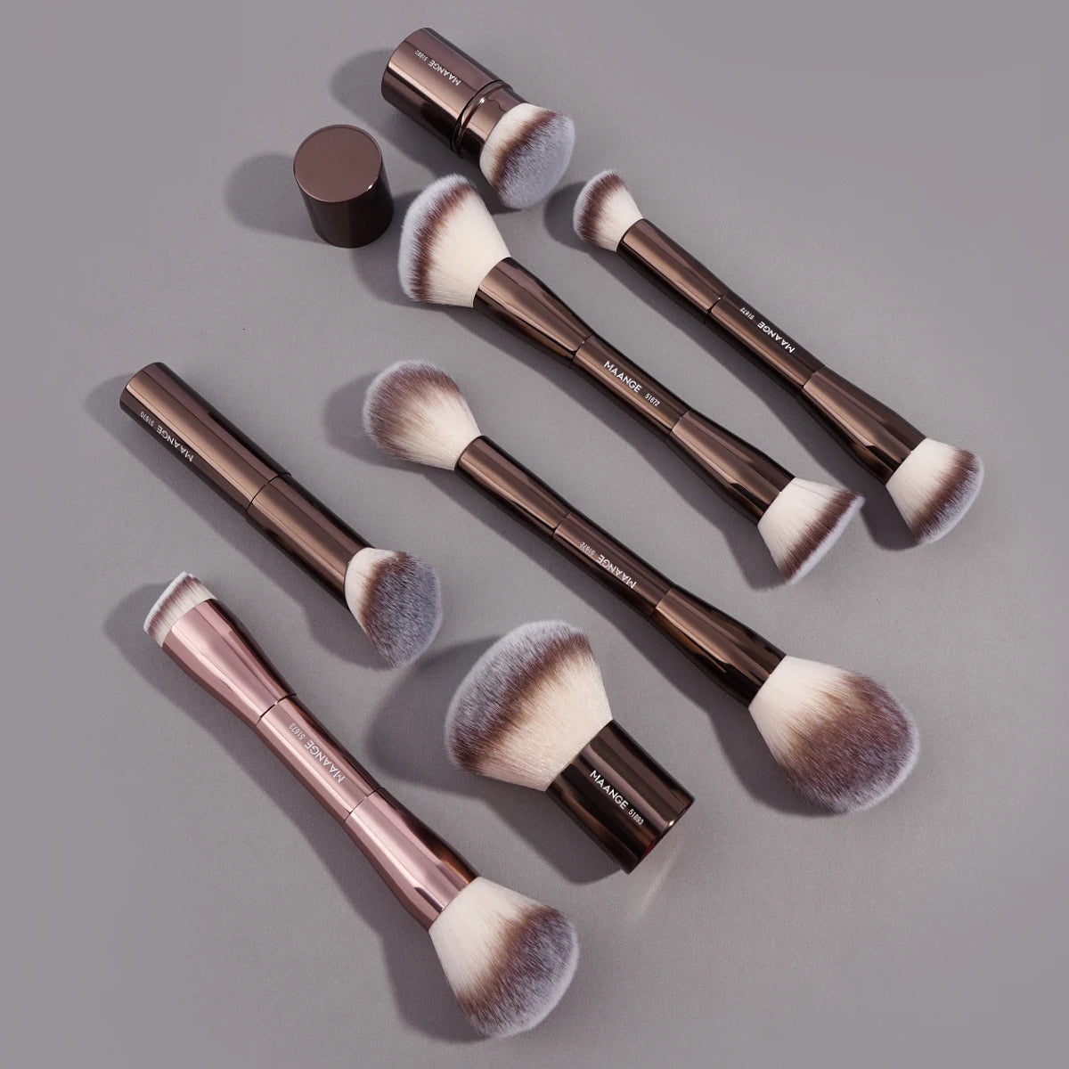 MAANGE Double Head Makeup Brush Set for Flawless Application - Smarsty