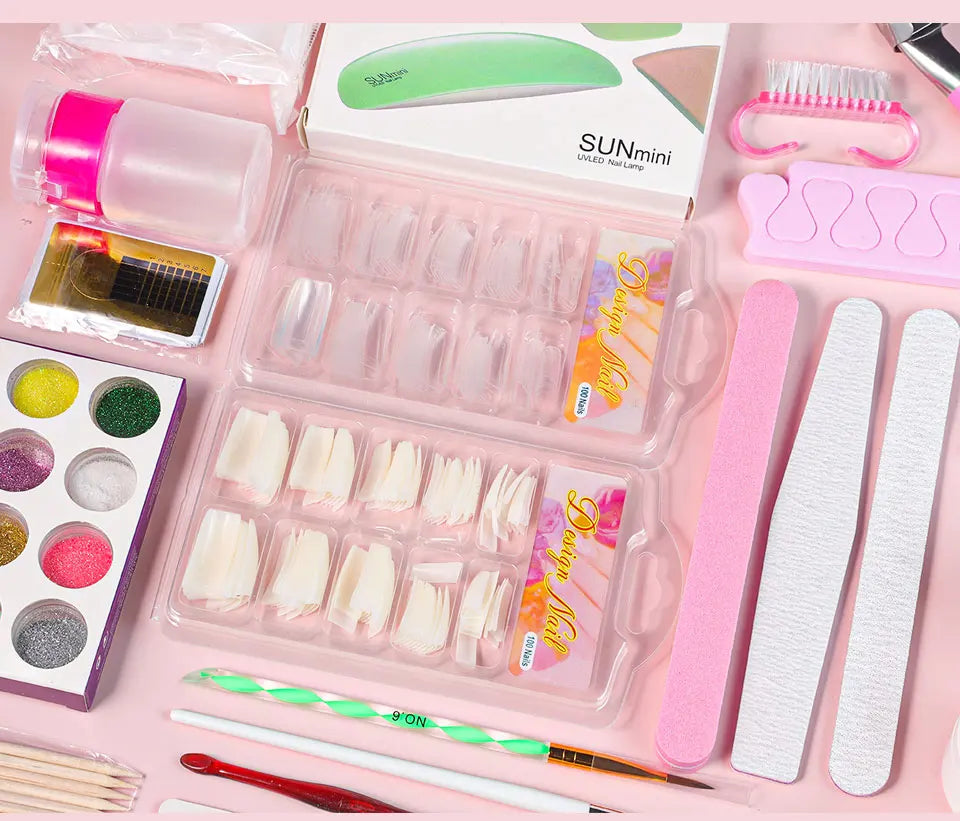 Acrylic Powder and Liquid Monomer Nail Art Kit - Smarsty