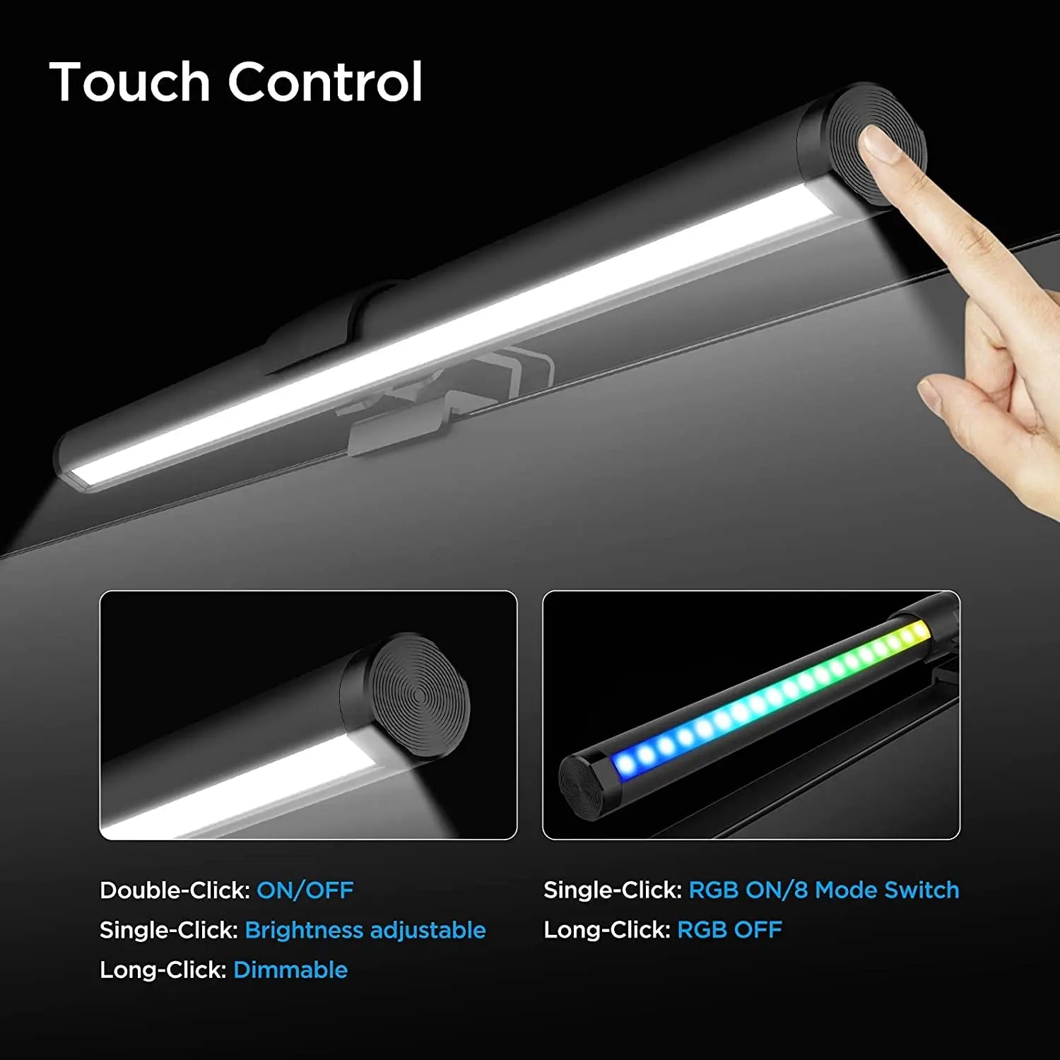 RGB Desktop Atmosphere Light Strip for Eye Protection - Smarsty