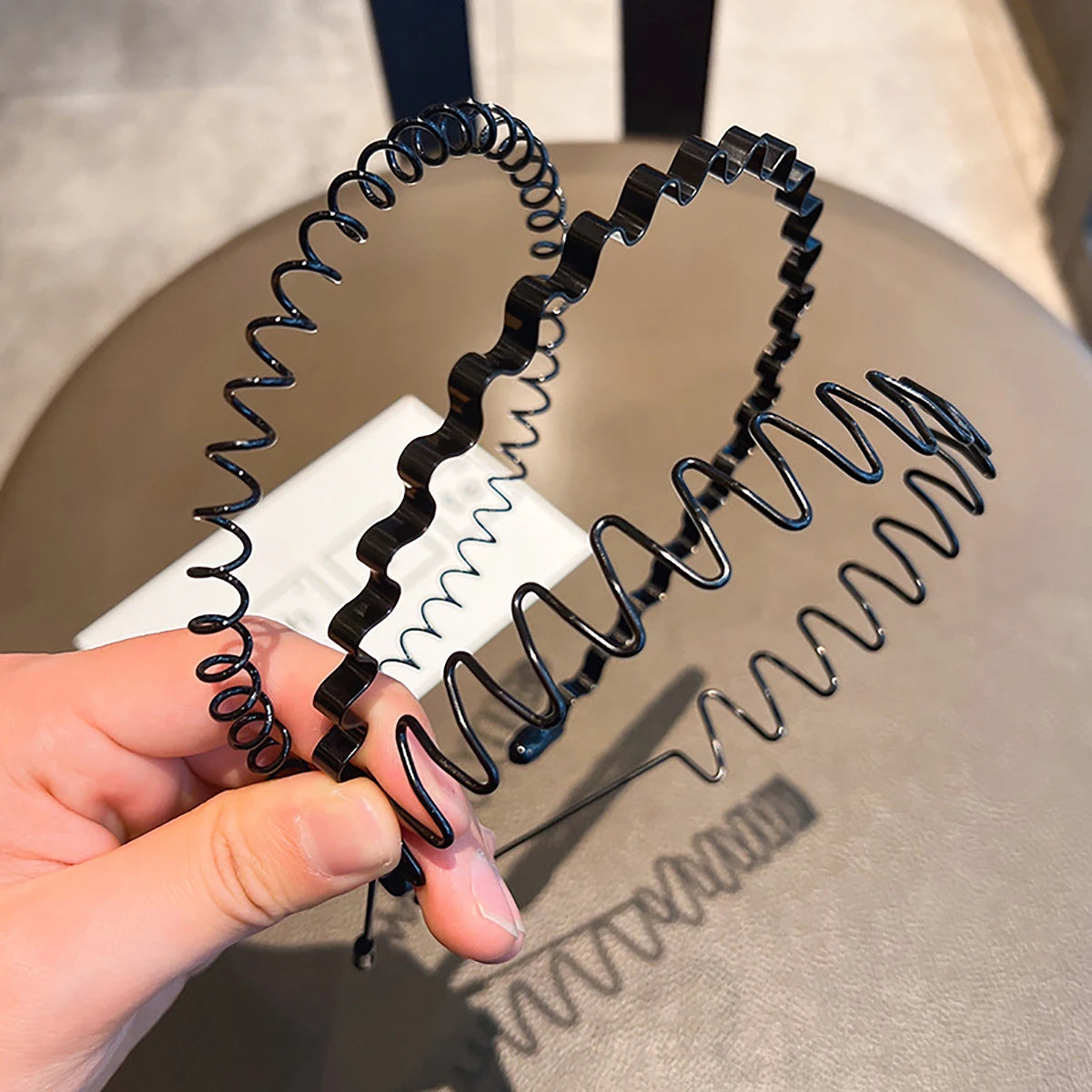 Unisex Alloy Hair Hoop Anti Slip Invisible Headband - Smarsty