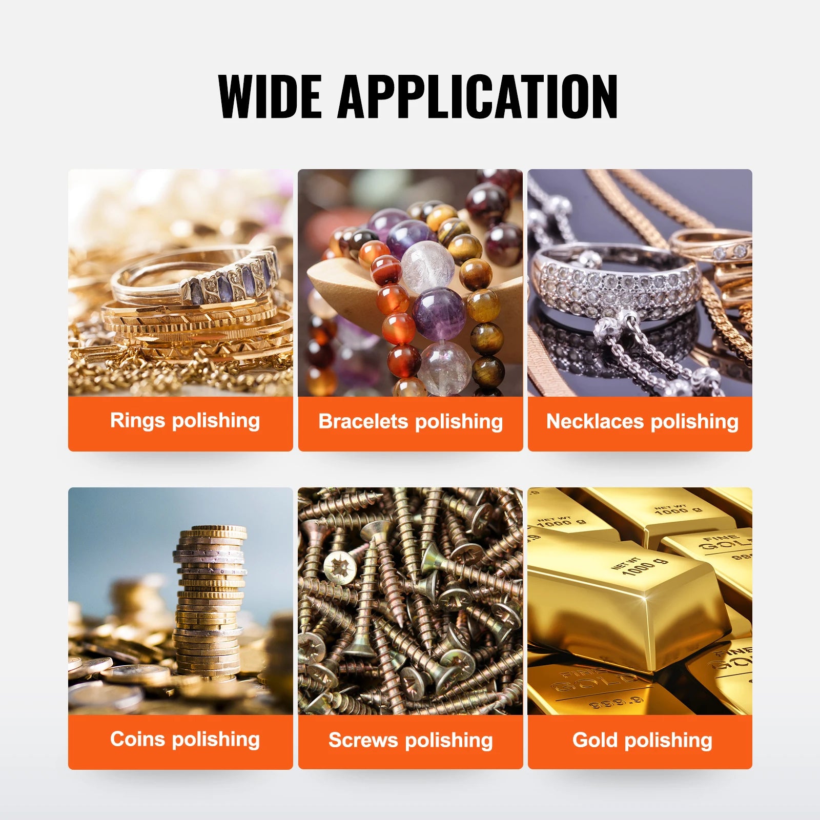 SucceBuy 3kg 5kg Rotary Tumbler Surface Polisher Jewelry Drum Polishing Machine Gem DIY Mini-Tumbler Finishing Tools