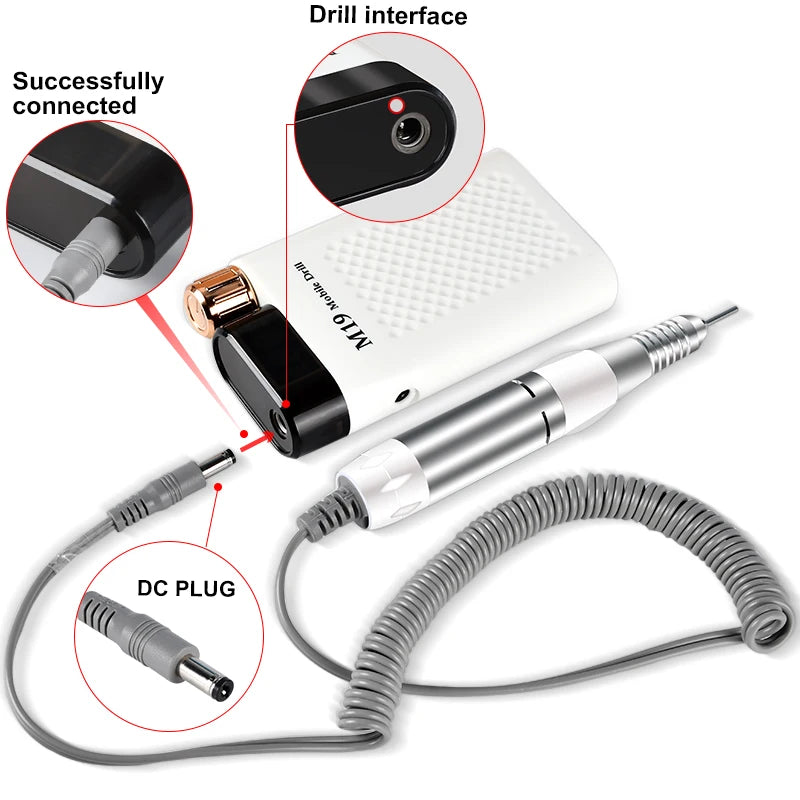 Electric Nail Drill Pen for Professional Manicure and Pedicure - Smarsty