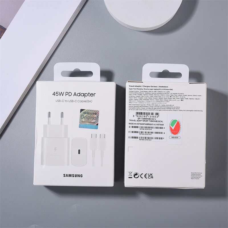 45W USB C PD Fast Charger With Included Cable Smartphones - Smarsty
