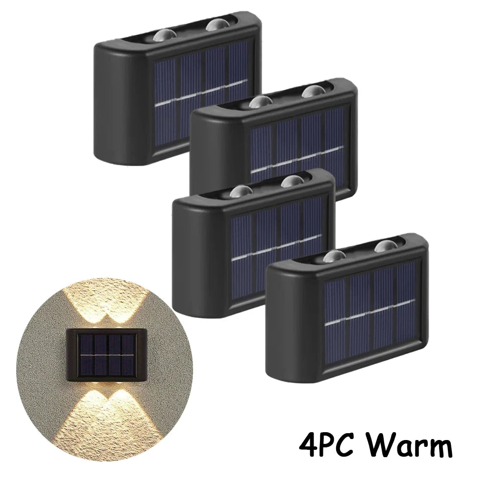 Solar LED Wall Lamp for Garden Decoration - Smarsty