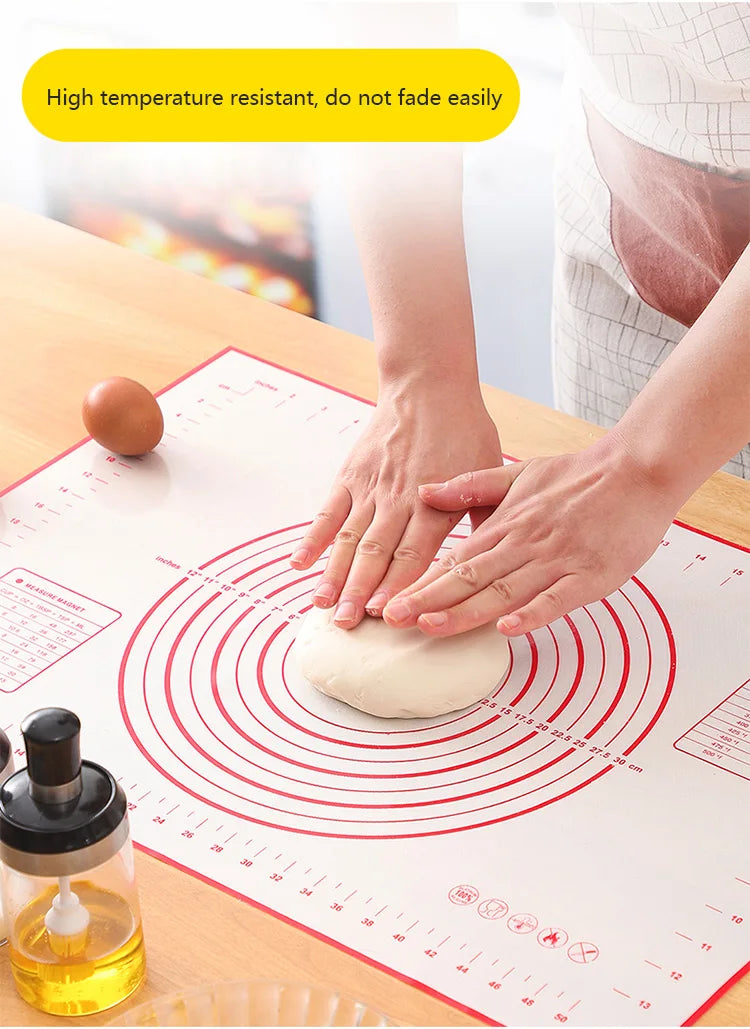 Non-Stick Silicone Baking Mat for Easy Dough Preparation - Smarsty
