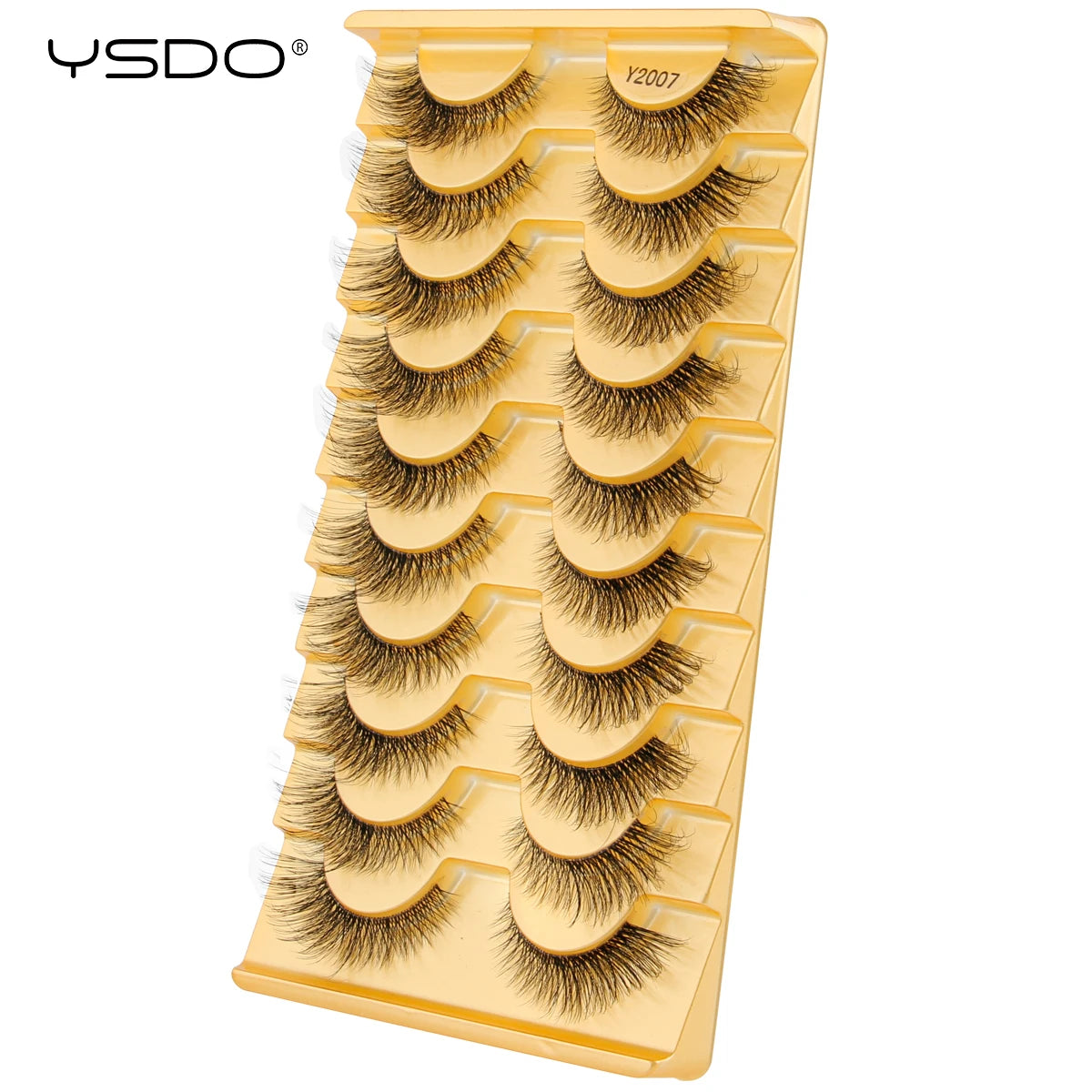 YSDO Natural Full Cat Eye False Eyelashes 3D Effect - Smarsty