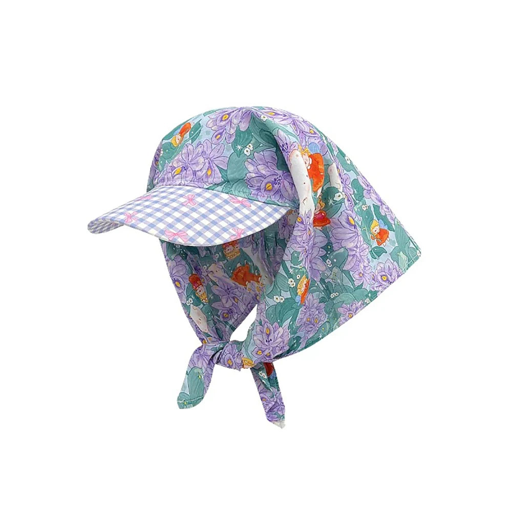 Women Printed Sunscreen Baseball Cap Sun Protection Packable - Smarsty