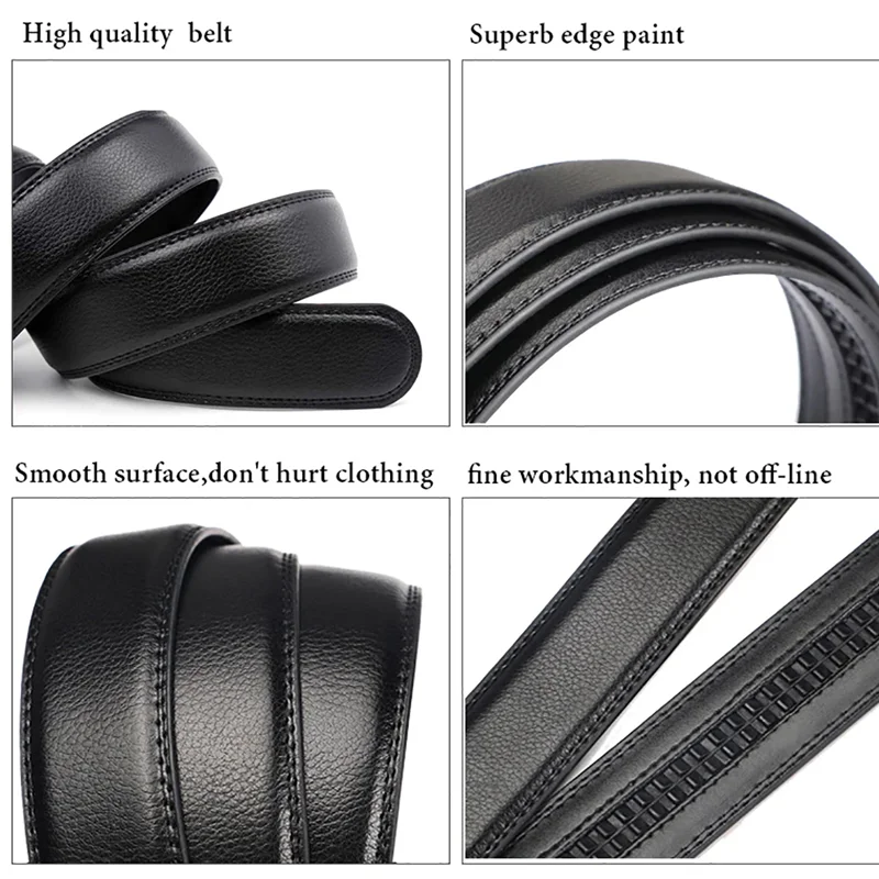 Mens PU Leather Automatic Buckle Belt High Quality - Smarsty