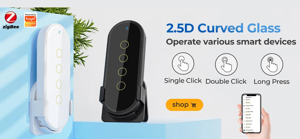 Tuya Zigbee WiFi Mini Smart Switch With Power Monitoring - Smarsty