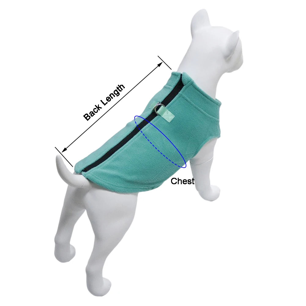 Winter Fleece Dog Jacket for Small Pets - Smarsty