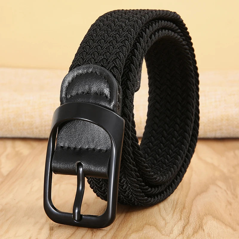 Elastic Stretch Canvas Belt for Men and Women Comfortable Fit - Smarsty