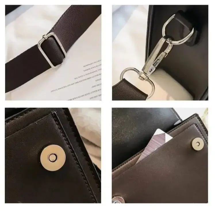 PU Leather Crossbody Bag For Women Travel Essentials - Smarsty