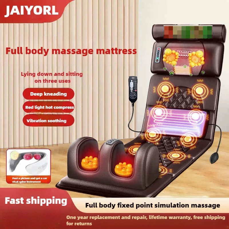 Electric Full Body Massage Mattress With Heating Comfort - Smarsty