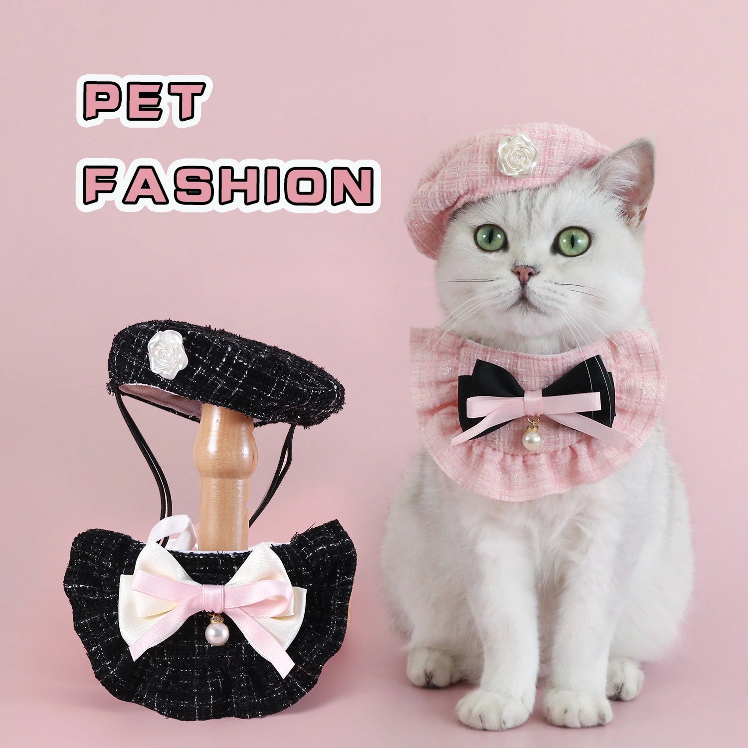 Elegant Pet Princess Outfit Set for Cats and Small Dogs - Smarsty