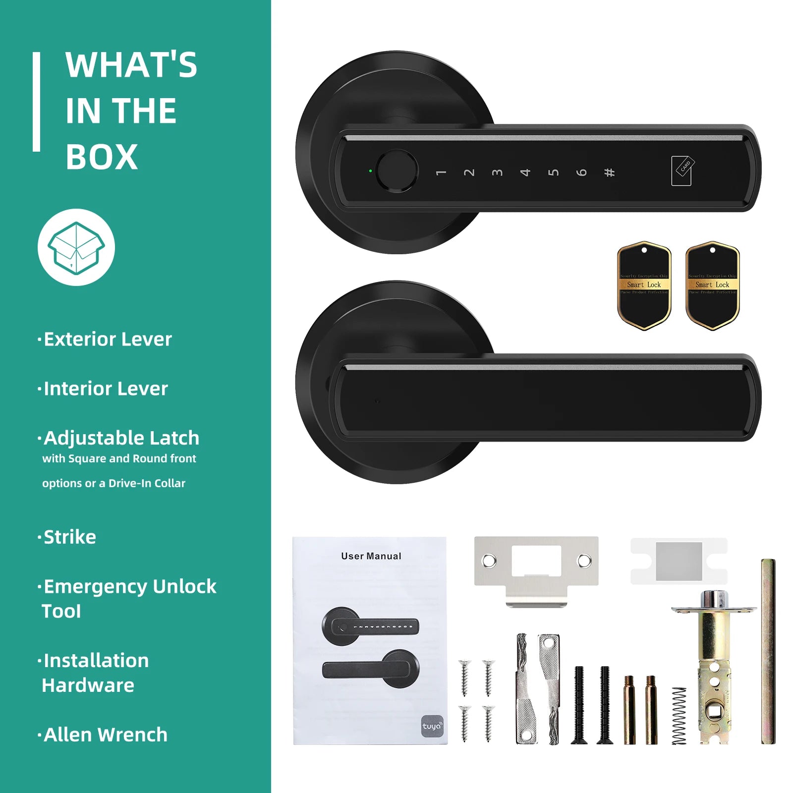 Viladepot Smart Fingerprint Door Lock with App Control - Smarsty