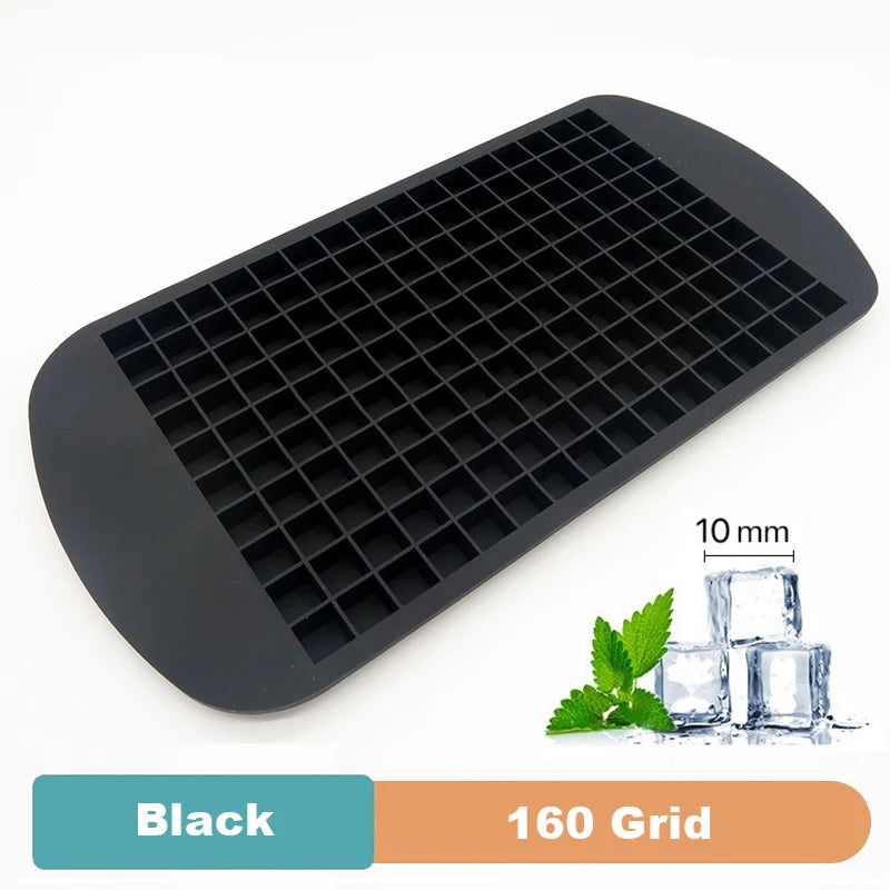4/6/8/15/160 Grid Big Ice Tray Mold Giant Jumbo Large Food Grade Silicone Ice Cube Square Tray Mold DIY Ice Maker Ice Cube Tray - Smarsty
