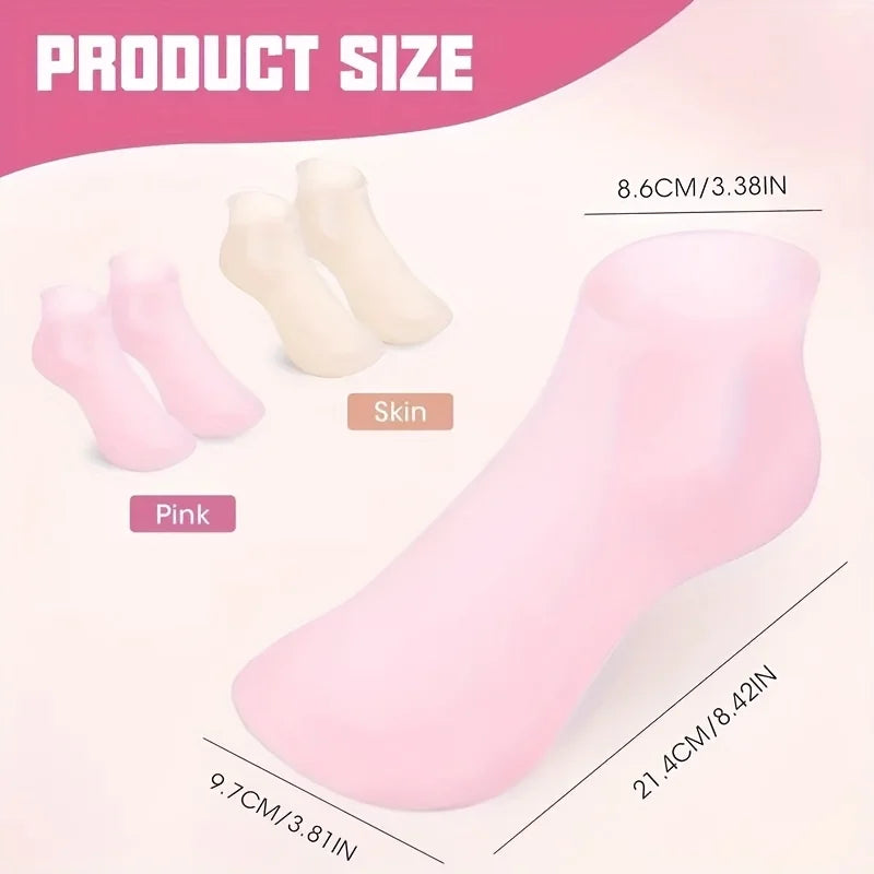 Moisturizing Silicone Foot Socks for Cracked Feet - Smarsty