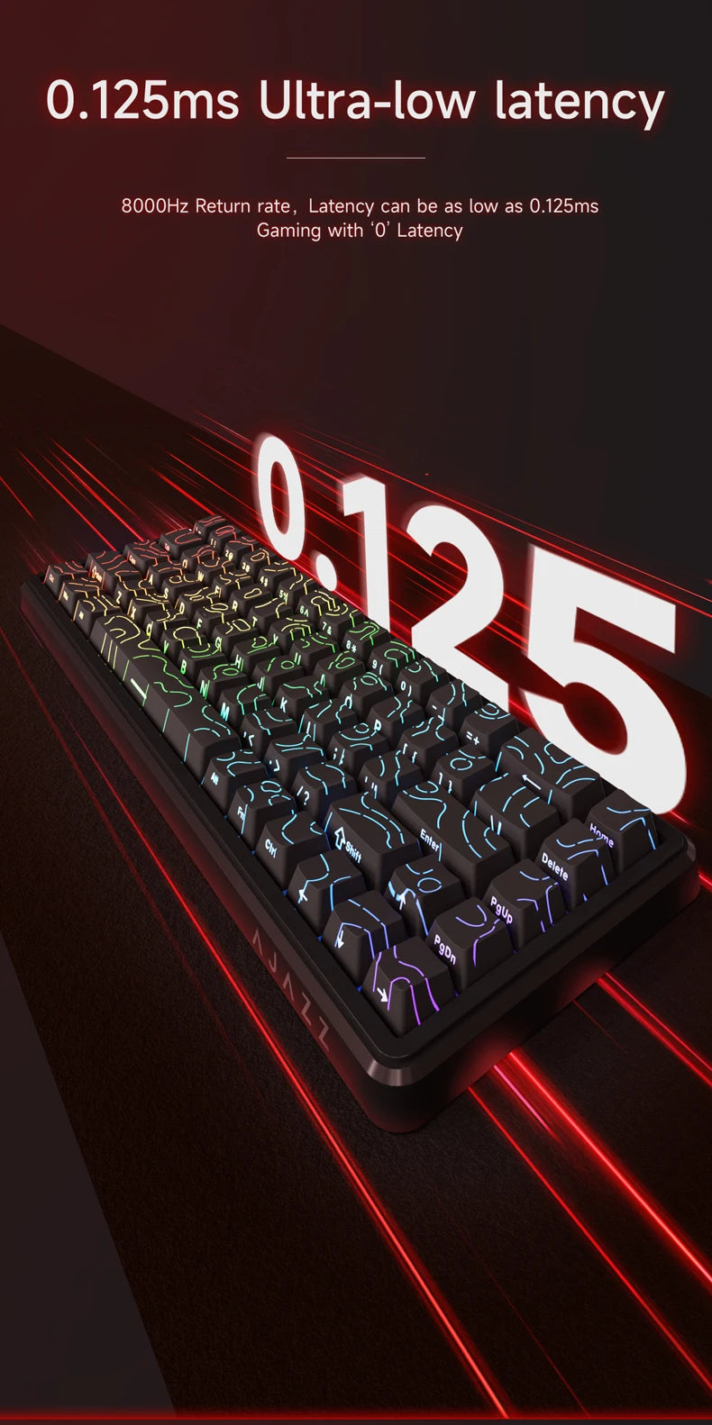 Magnetic Switch 60 Percent Mechanical Keyboard For Gaming