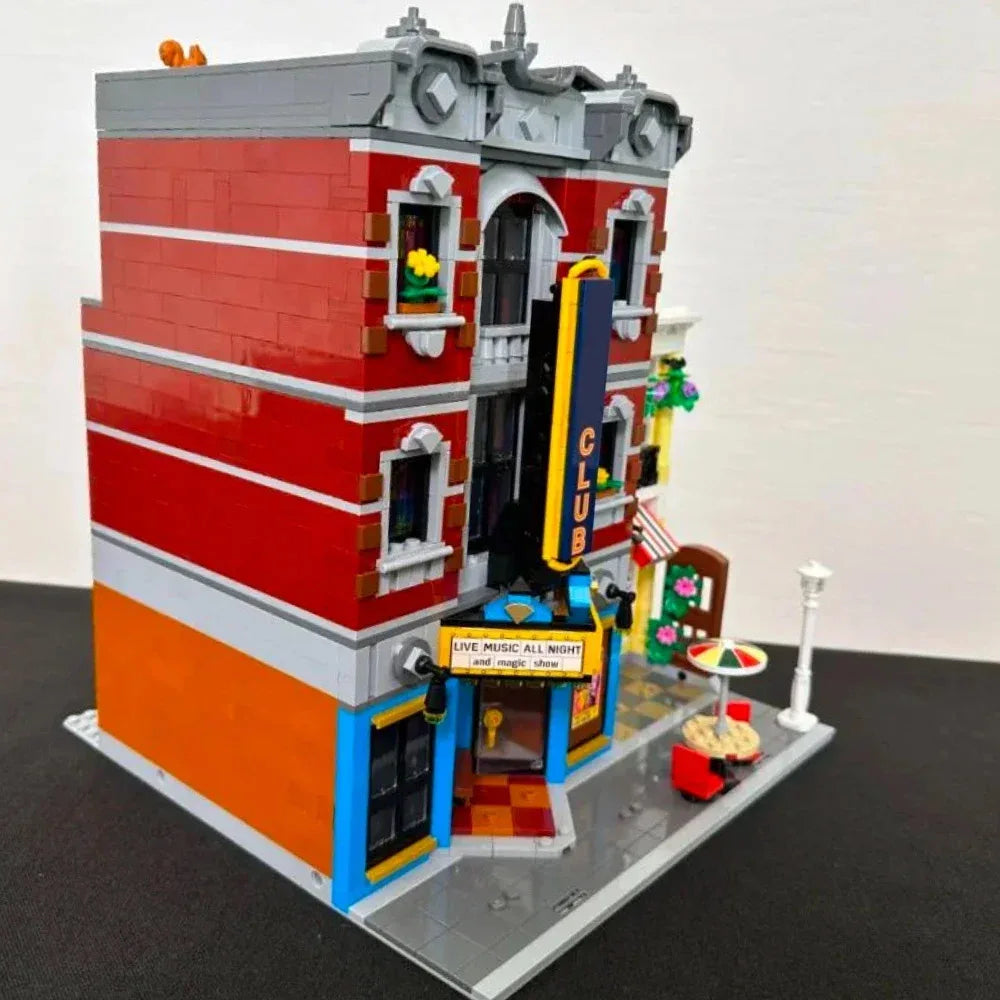 Creative Ideas Compatible 10224 King with figure Street View Building Block Hall Pet shop MOC Bank Christmas gift Adult toys