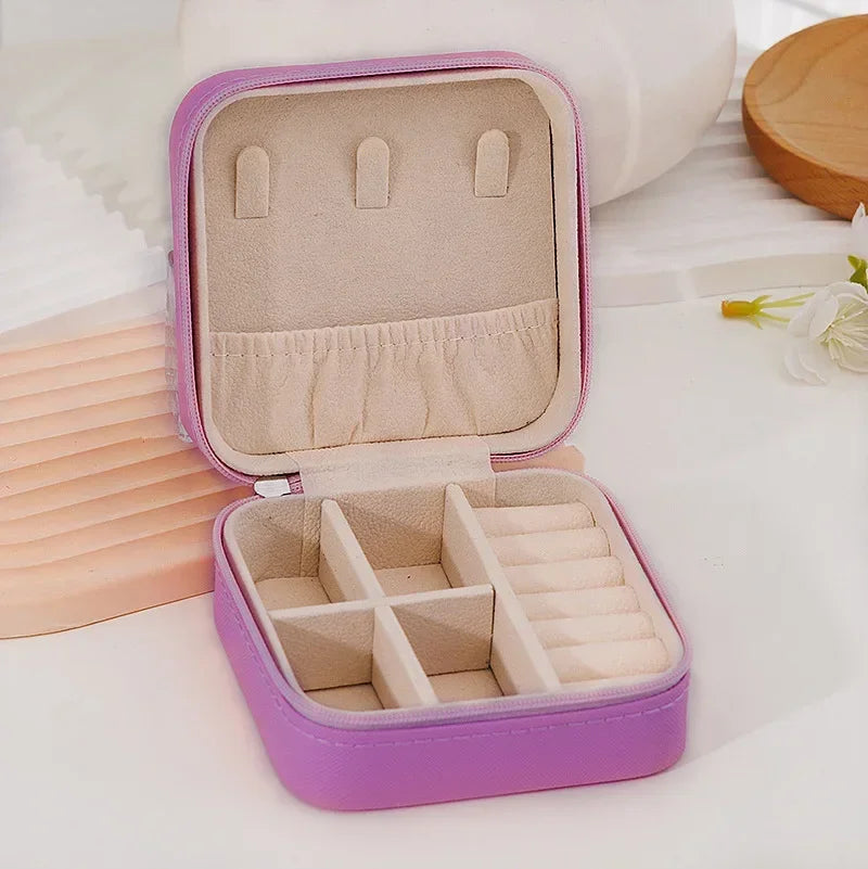 Portable Jewelry Organizer Case for Travel Storage - Smarsty