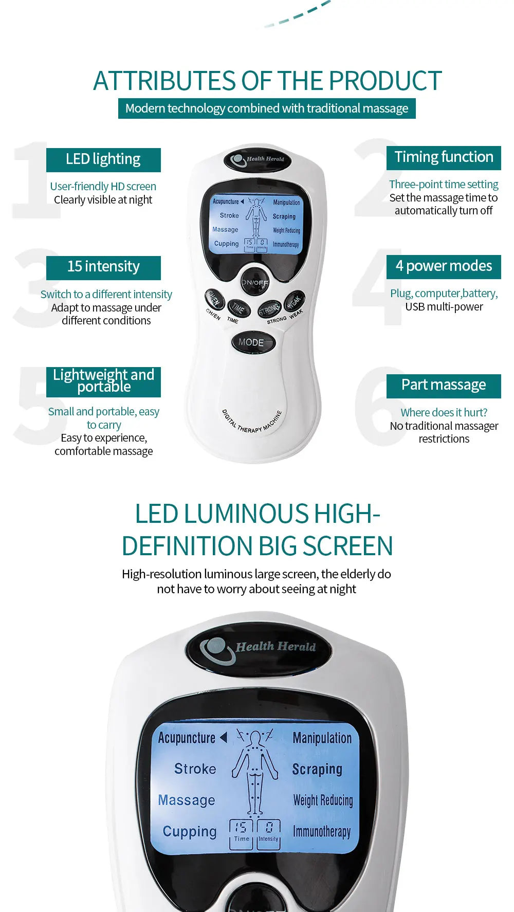 Electric Muscle Stimulator for Neck and Back Relief - Smarsty