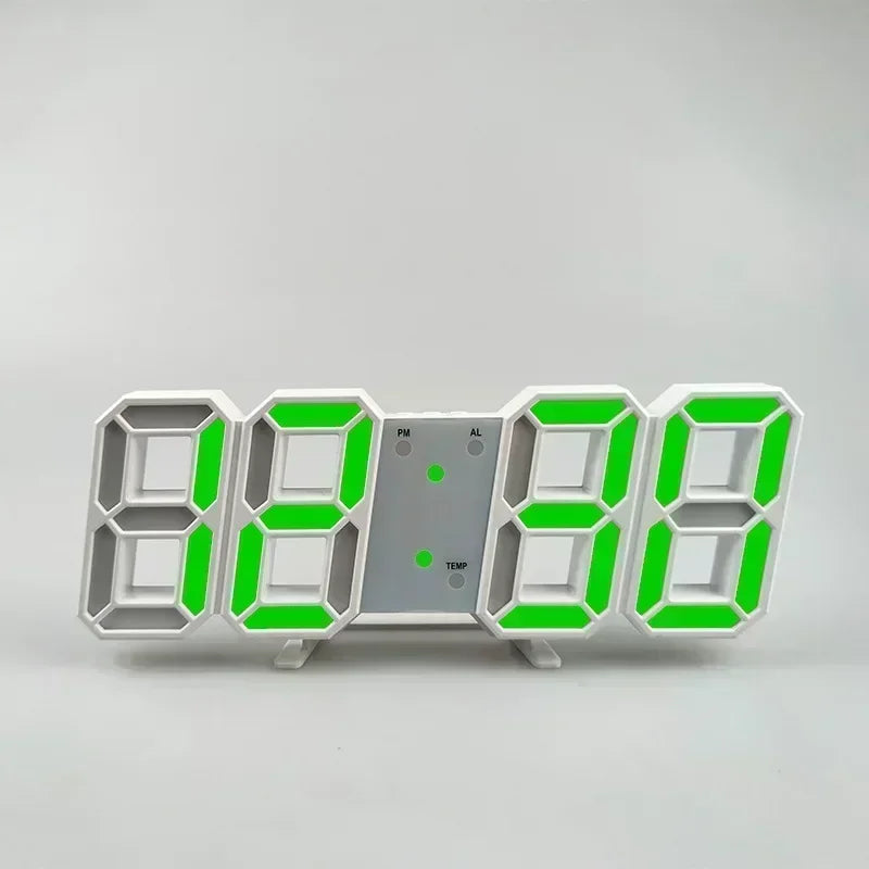Digital Wall Clock with Alarm for Modern Home Decor - Smarsty