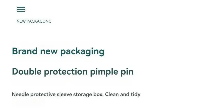 4 Piece Acne Blackhead Removal Needle Set - Smarsty