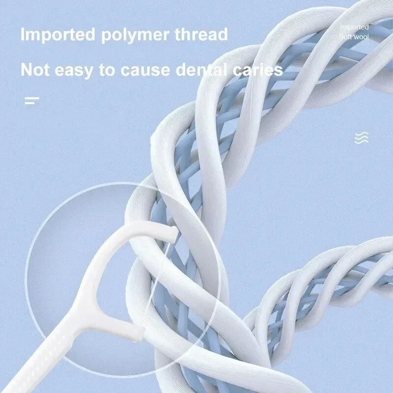 Disposable Dental Floss Sticks for Effective Oral Care - Smarsty
