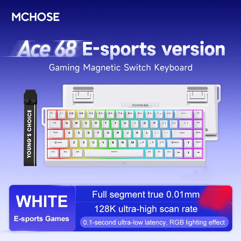 Mechanical Gaming Keyboard Rapid Trigger 8000Hz Response