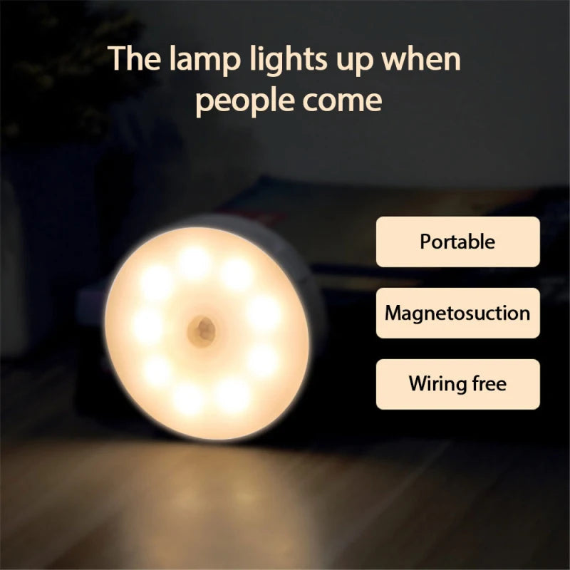 LED Smart Night Lamp with Human Body Sensor - Smarsty