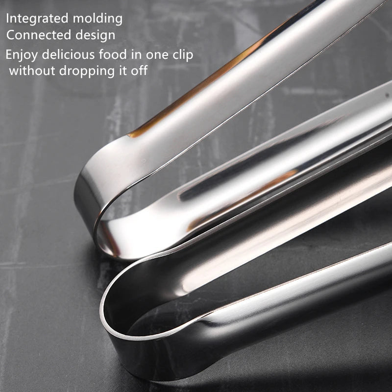 Stainless Steel BBQ Tongs with Non-Slip Grip - Smarsty
